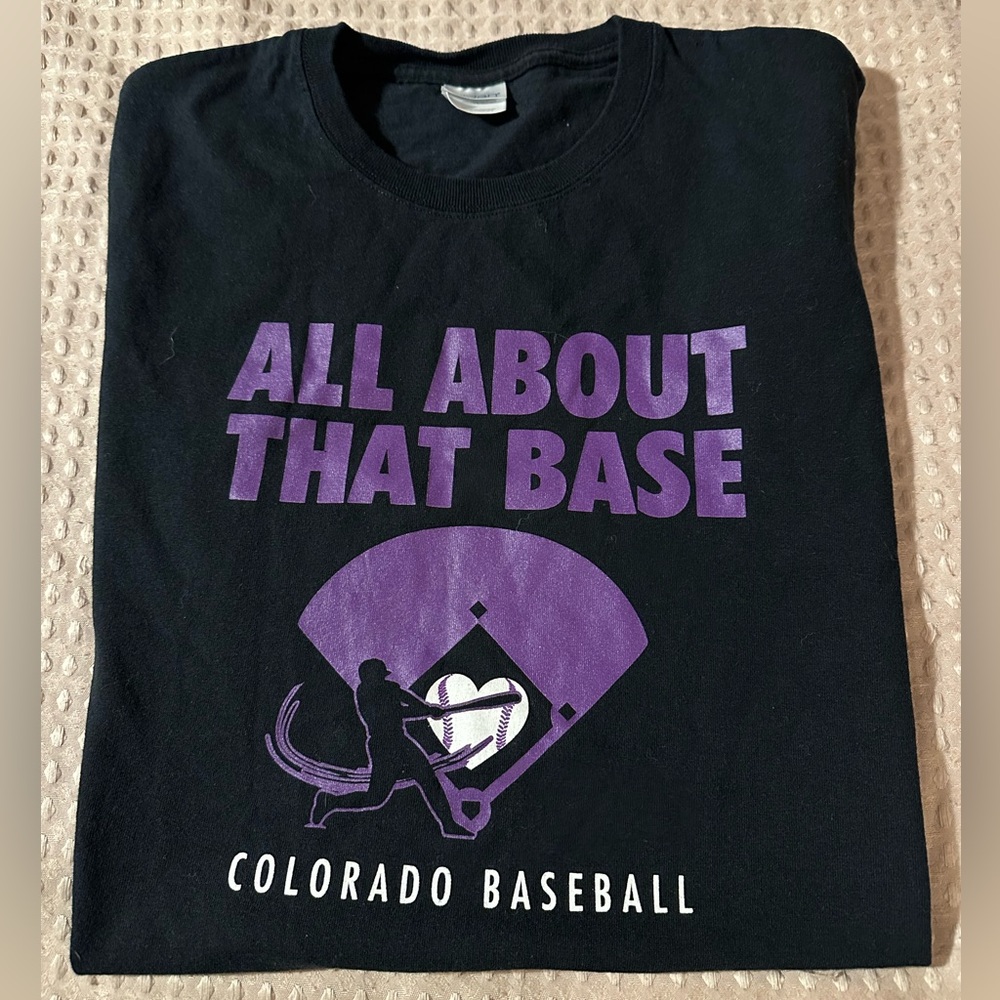 Colorado baseball women’s tee BN sz med